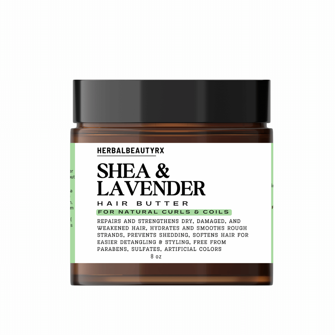 Deep moisture hair butter for dry hair herbalbeautyrxLLC